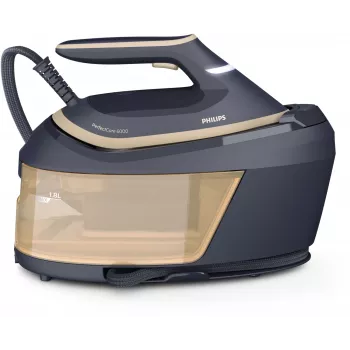 Estação de engomar a vapor Philips PSG6066/20 — 2400 W, golpe de vapor 600 g/min, depósito 1,8 L, base SteamGlide Advanced
