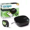 DYMO LetraTag 200B Impressora de etiquetas Bluetooth | Impressora de etiquetas compacta | Liga-se através de tecnologia Bluetooth sem fios a iOS e Android | Inclui 1 fita de etiquetas de papel branca | preto