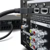 Cabo HDMI Goobay 0,5 m Type-A Standard preto 18 Gbit/s