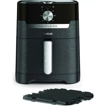 Fritadeira de ar quente Tefal Easy Fry & Grill EY5018 individual 4,2 L autónoma 1550 W preta
