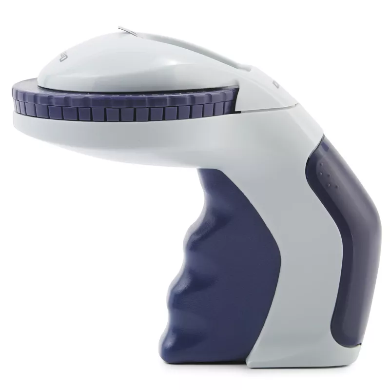 Impressora de etiquetas em relevo DYMO Omega | Pequena impressora de etiquetas com roda rotativa e design ergonómico | Para casa, bricolage e trabalhos manuais (£/€ÄÖ & Ü)