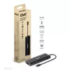 CLUB3D USB Gen 1 Type-C 8-em-1 MST Dual 4K60Hz Dock de viagem com ecrã