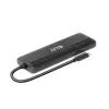 CLUB3D USB Gen 1 Type-C 8-em-1 MST Dual 4K60Hz Dock de viagem com ecrã