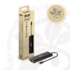 CLUB3D USB Gen 1 Type-C 8-em-1 MST Dual 4K60Hz Dock de viagem com ecrã