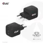 Carregador de viagem CLUB3D PPS 45W tecnologia GAN, porta dupla USB Type-C, suporte Power Delivery (PD) 3.0