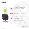 Carregador de viagem CLUB3D PPS 45W tecnologia GAN, porta dupla USB Type-C, suporte Power Delivery (PD) 3.0