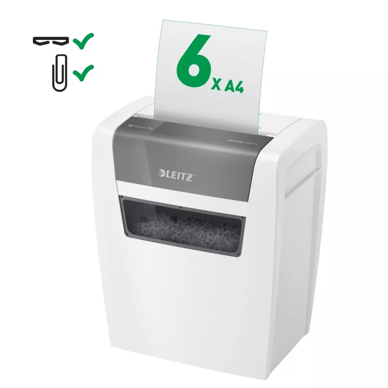 Leitz 80340000 destruidora de papel, corte em partículas, 70 dB, 22 cm, branco