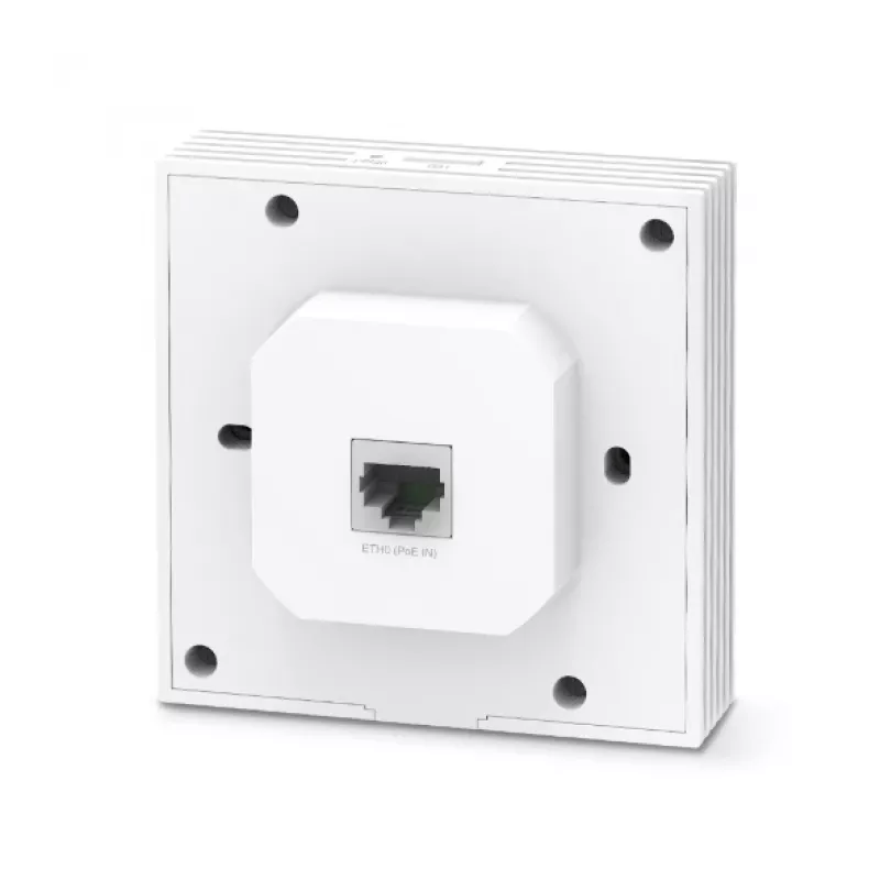 TP-Link Omada AX3000 ponto de acesso WiFi 6 para parede, 2,4 GHz, 5 GHz, 3000 Mbit/s, SNMP, SSH, WPA-Enterprise, WPA2-Enterprise, 10,100,1000 Mbit/s