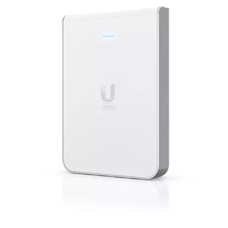 Ponto de acesso UBIQUITI Unifi 6 In-Wall U6-IW — Dualband 2,4/5 GHz, 4800 Mbit/s, 5x RJ-45, PoE, branco