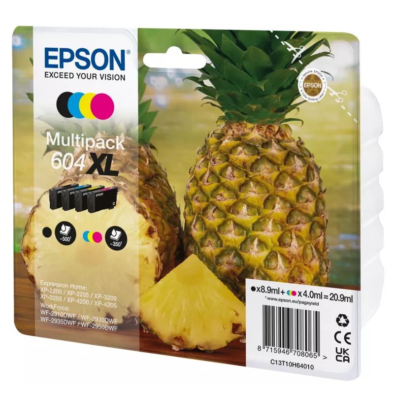 Epson 604XL Tinteiro 4 unid. original alto rendimento (XL) preto, ciano, magenta, amarelo