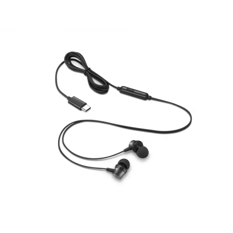 Lenovo 4XD1J77351 auscultadores / headset com fios intra-auriculares escritório / call center USB Type-C preto