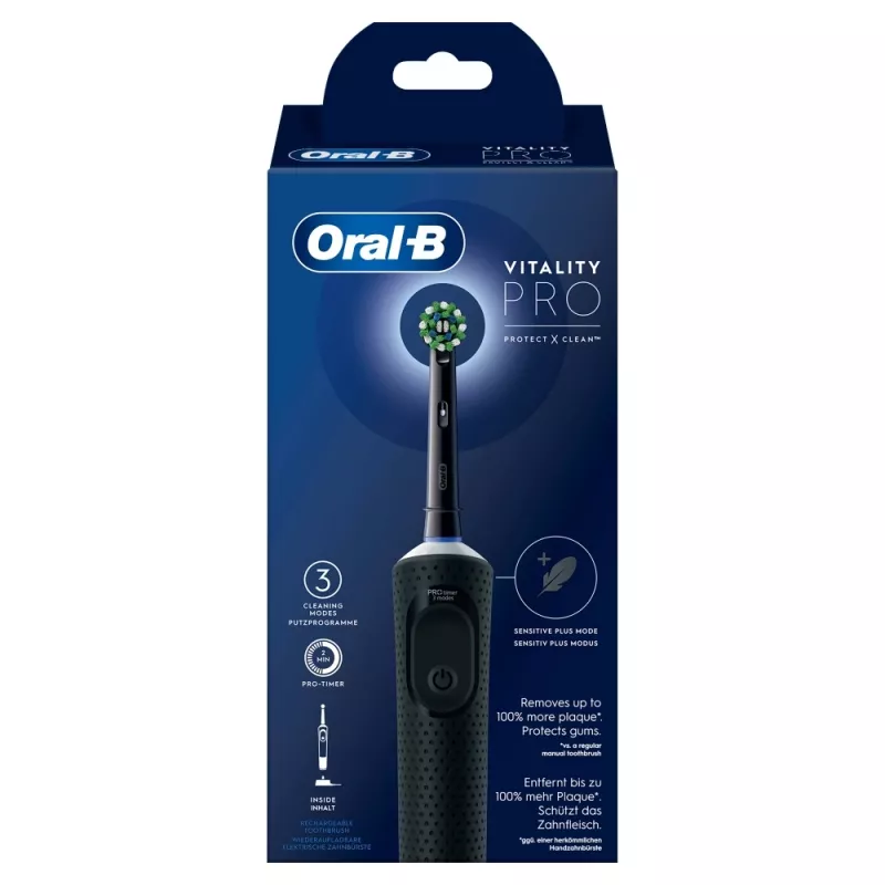 Oral-B Vitality Pro escova de dentes rotativa para adulto preto