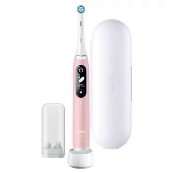 Oral-B 445197 escova de dentes elétrica para adulto escova de dentes vibratória rosa, branco