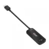 CLUB3D adaptador ativo HDMI + Micro USB para DisplayPort™ 4K120Hz ou 8K30Hz M/F