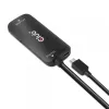 CLUB3D adaptador ativo HDMI + Micro USB para DisplayPort™ 4K120Hz ou 8K30Hz M/F