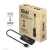CLUB3D adaptador ativo HDMI + Micro USB para DisplayPort™ 4K120Hz ou 8K30Hz M/F
