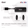 CLUB3D adaptador ativo HDMI + Micro USB para DisplayPort™ 4K120Hz ou 8K30Hz M/F
