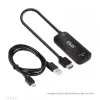 CLUB3D adaptador ativo HDMI + Micro USB para DisplayPort™ 4K120Hz ou 8K30Hz M/F