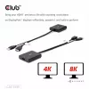 CLUB3D adaptador ativo HDMI + Micro USB para DisplayPort™ 4K120Hz ou 8K30Hz M/F