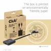 CLUB3D adaptador ativo HDMI + Micro USB para DisplayPort™ 4K120Hz ou 8K30Hz M/F