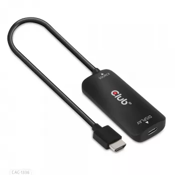 CLUB3D adaptador ativo HDMI + Micro USB para USB Type-C 4K120Hz ou 8K30Hz M/F