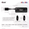 CLUB3D adaptador ativo HDMI + Micro USB para USB Type-C 4K120Hz ou 8K30Hz M/F