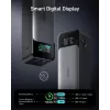 Carregador portátil Anker 737 (A1289011) – 24000 mAh, 140 W, 2× USB-C + 1× USB-A, prateado/preto