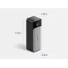Carregador portátil Anker 737 (A1289011) – 24000 mAh, 140 W, 2× USB-C + 1× USB-A, prateado/preto