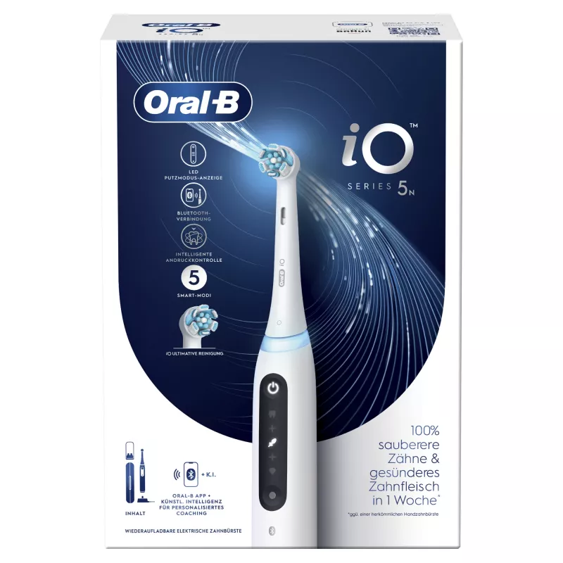 Oral-B iO Series 5 escova de dentes rotativa-oscilante para adulto branco