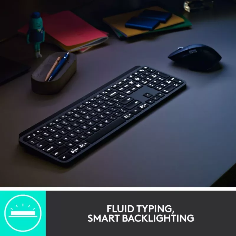 Conjunto LOGITECH MX Keys Combo For Business Gen 2 - Grafite - Pan Nordic