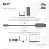 CLUB3D cabo MiniDisplayPort 1.4 para HDMI 4K120Hz ou 8K60Hz HDR10+ M/M 1,8m / 6ft