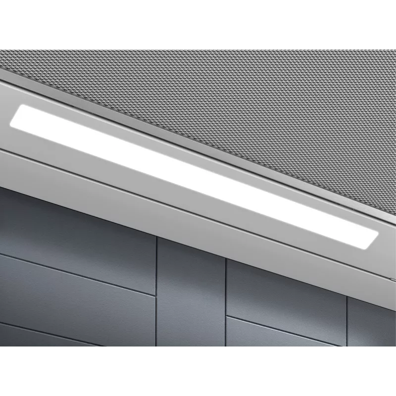 Exaustor de encastre Electrolux LFP616X, largura 598 mm, 600 m³/h, cinzento, filtro de gordura, 68 dB