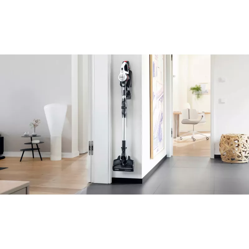 Aspirador de pó com bateria Bosch BCS711XXL/escova elétrica limpeza a seco sem saco 0,3 l branco 3 Ah