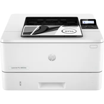 Impressora HP LaserJet Pro 4002dw laser branca