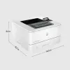 Impressora HP LaserJet Pro 4002dw laser branca