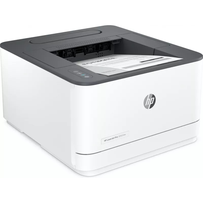 Impressora HP LaserJet Pro 3002dw, laser, 1200 x 1200 DPI, A4, 33 ppm, impressão frente e verso, cinzento, branco