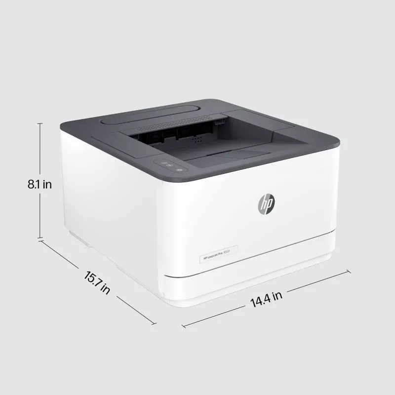 Impressora HP LaserJet Pro 3002dw, laser, 1200 x 1200 DPI, A4, 33 ppm, impressão frente e verso, cinzento, branco