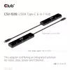 CLUB3D USB4™ Gen3x2 Type-C, hub 6-em-1 com HDMI™ 8K60Hz ou 4K120Hz, 2xUSB Type-A(10G), Ethernet RJ45(2.5G) e 2xUSB Type-C, 1x Data(10G) e 1xPD3.0 carregamento 100 W