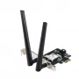 Placa de rede interna ASUS PCE-AXE5400 – PCIe, Wi-Fi 6E Tri-Band (2,4/5/6 GHz), 2402 Mbit/s, Bluetooth 5.2