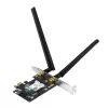 Placa de rede interna ASUS PCE-AXE5400 – PCIe, Wi-Fi 6E Tri-Band (2,4/5/6 GHz), 2402 Mbit/s, Bluetooth 5.2