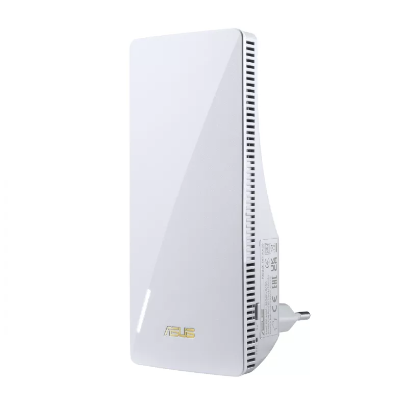 Extensor de rede ASUS RP-AX58 — Wi-Fi 6 dual-band (802.11ax), 2400 Mbps, 1× Gigabit LAN, 2 antenas internas, branco