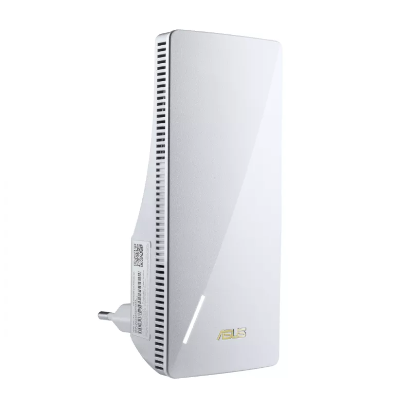 Extensor de rede ASUS RP-AX58 — Wi-Fi 6 dual-band (802.11ax), 2400 Mbps, 1× Gigabit LAN, 2 antenas internas, branco