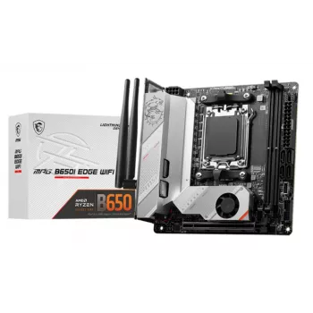 Placa-mãe MSI MPG B650I EDGE WIFI AMD B650 Socket AM5 mini ATX