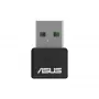 Adaptador de rede ASUS USB-AX55 Nano AX1800 Wi-Fi 6 dual-band adaptador USB Wi-Fi, 1800 Mbps, preto