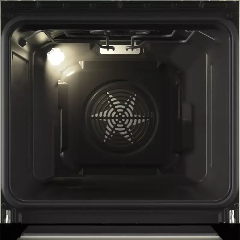 Fogão independente Gorenje GECS5B70CLI, placa vitrocerâmica elétrica 4 zonas, forno 70 L, marfim, 500 mm de largura