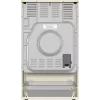 Fogão independente Gorenje GECS5B70CLI, placa vitrocerâmica elétrica 4 zonas, forno 70 L, marfim, 500 mm de largura