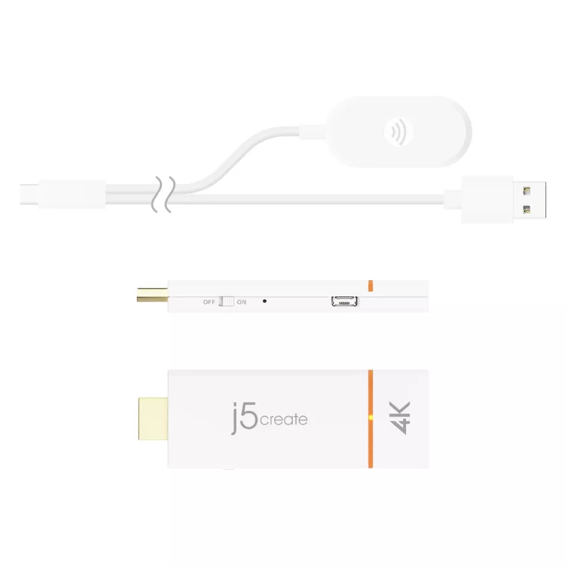 j5create JVAW76-N ScreenCast 4K HDMI adaptador de ecrã sem fios