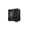 Caixa de PC DeepCool CH370 Mini Tower — microATX/Mini-ITX, vidro temperado, suporte para GPU até 32 cm