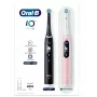 Escova de dentes elétrica rotativa Oral-B iO 6 para adultos preta, rosa