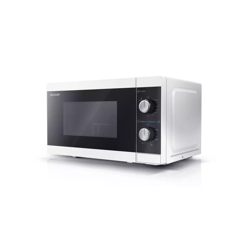 Micro-ondas Sharp YC-MG01E-W preto, branco micro-ondas com grelhador de bancada 20 L 800 W
